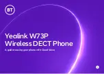 Yealink W73P Manual предпросмотр