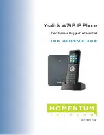 Preview for 1 page of Yealink W79 Quick Reference Manual