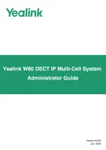 Предварительный просмотр 1 страницы Yealink W80 Administrator'S Manual