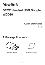 Yealink WDD60 Quick Start Manual preview