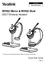 Yealink WH62 Mono Quick Start Manual preview