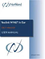 Preview for 1 page of Yealink WH67 In Ear User Manual