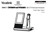 Предварительный просмотр 1 страницы Yealink WH67 Quick Start Manual