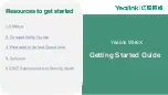 Yealink WH6X Getting Started Manual предпросмотр