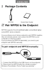 Preview for 2 page of Yealink WPP30 Quick Start Manual