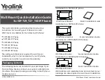 Yealink Yealink SIP-T42G Quick Installation Manual preview