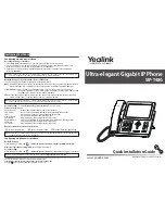 Preview for 1 page of Yealink Yealink SIP-T48G Quick Installation Manual