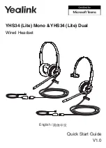 Yealink YHS34 Lite Duo Quick Start Manual preview