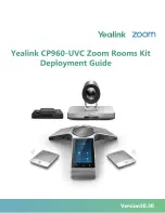 Yealink Zoom Rooms CP960-UVC Deployment Manual preview