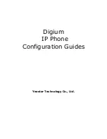 Yeastar Technology Digium Configuration Manuals preview