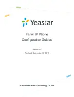 Yeastar Technology Fanvil Configuration Manual preview