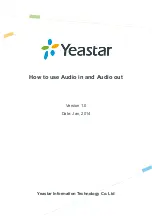 Предварительный просмотр 1 страницы Yeastar Technology MyPBX U100 How To Use