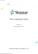 Yeastar Technology N412 Installation Manual preview