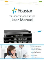 Preview for 1 page of Yeastar Technology NeoGate TA1600 User Manual
