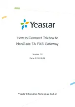 Yeastar Technology NeoGate TA3200 How To Connect preview
