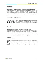 Preview for 2 page of Yeastar Technology NeoGate TA810 User Manual