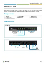 Preview for 4 page of Yeastar Technology S20 Installation Manual