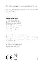 Preview for 9 page of YEAZ 50341845 User Manual