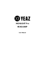 Preview for 1 page of YEAZ HIGHLIGHT Pro User Manual