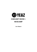 Preview for 1 page of YEAZ HIGHLIGHT ZOOM + User Manual