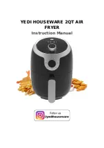 Yedi Houseware 2QT AIR FRYER Instruction Manual preview