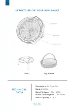 Preview for 5 page of Yedi Houseware Air Fryer Lid GV026 Instruction Manual