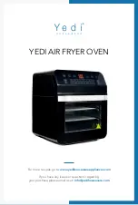 Предварительный просмотр 1 страницы YEDI AIR FRYER OVEN Instructions Manual