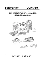 YEEFERM DCMS180 Original Instructions Manual preview