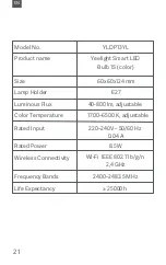 Preview for 23 page of Yeelight Smart Led Bulb 1S User Manual