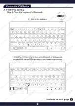 Предварительный просмотр 3 страницы Yekbee iPad Folio Keyboard Case User Manual