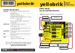 Предварительный просмотр 1 страницы Yellobrik PMV 1841 Quick Reference