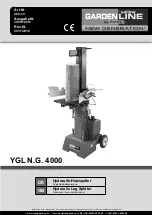 yellow Gardenline YGL N.G. 4000 Translation From Original Manual preview