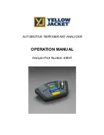 Предварительный просмотр 1 страницы yellow jacket 68941 Operation Manual