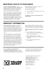 Preview for 10 page of yellow jacket 95760 Operation And Maintenance Manual