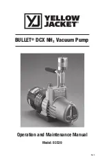 yellow jacket BULLET DCX NH3 Operation And Maintenance Manual предпросмотр