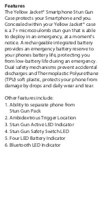 Предварительный просмотр 4 страницы yellow jacket Stun Gun Product Manual