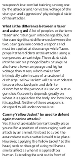 Предварительный просмотр 22 страницы yellow jacket Stun Gun Product Manual