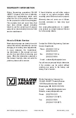 Preview for 12 page of yellow jacket SuperEvac 93511 Operation And Maintenance Manual