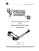 Yellow Jackit 10771 Operation Instruction Manual preview