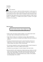 Предварительный просмотр 3 страницы YELLOWRIVER YR-W0372T User Manual