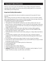 Preview for 3 page of YellowStone YS101BSL User Manual