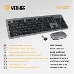 Yenkee YKM 2007 User Manual предпросмотр