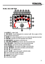 Предварительный просмотр 3 страницы Yerasov American Modern AM-5 User Manual