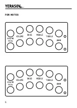 Предварительный просмотр 6 страницы Yerasov American Modern AM-5 User Manual