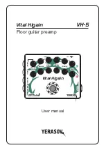 Preview for 1 page of Yerasov Vital Higain User Manual