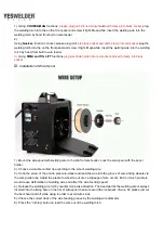 Предварительный просмотр 6 страницы Yeswelder MIG PRO-200 User Manual