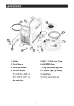 Предварительный просмотр 10 страницы Yeswelder YWM-211P Operator'S Manual