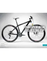 Предварительный просмотр 1 страницы Yeti Cycles 2013 YETI BIG TOP Owner'S Manual