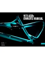 Yeti Cycles ASRC Owner'S Manual предпросмотр