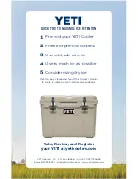 Preview for 12 page of Yeti Roadie 20 Owner'S Manual